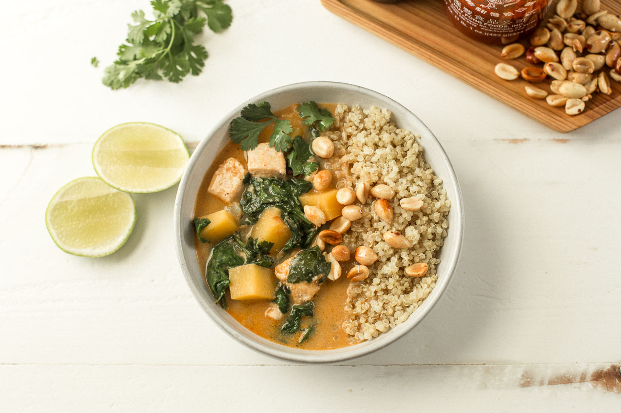 Thai Peanut Chicken Curry