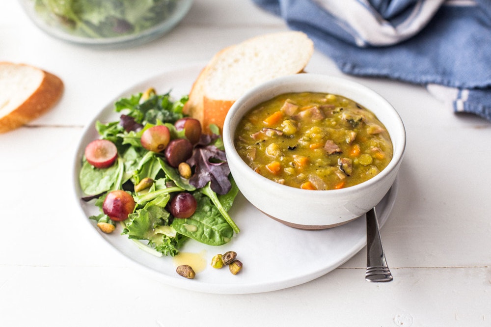 Slow Cooker (or not) Split Pea Soup