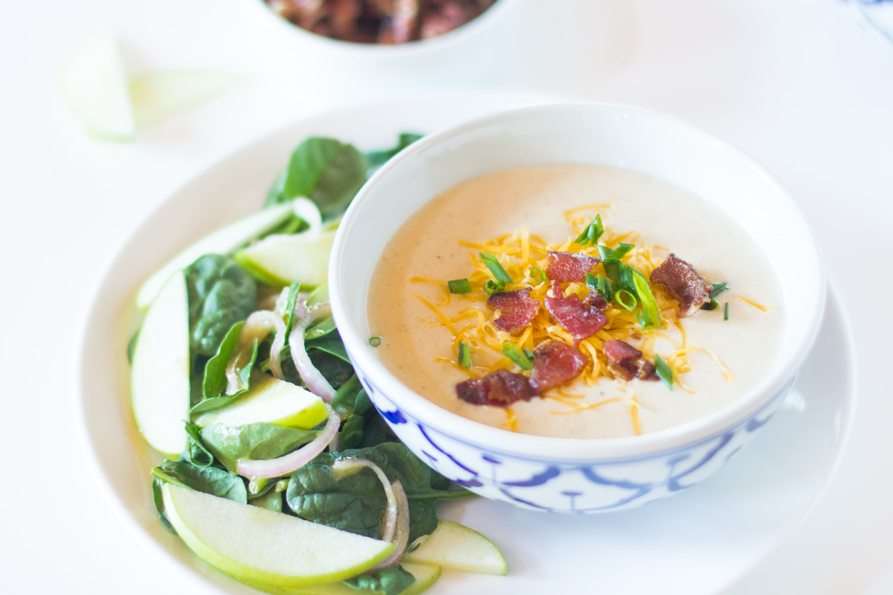 Instant Pot (or not) Baked Potato Soup 