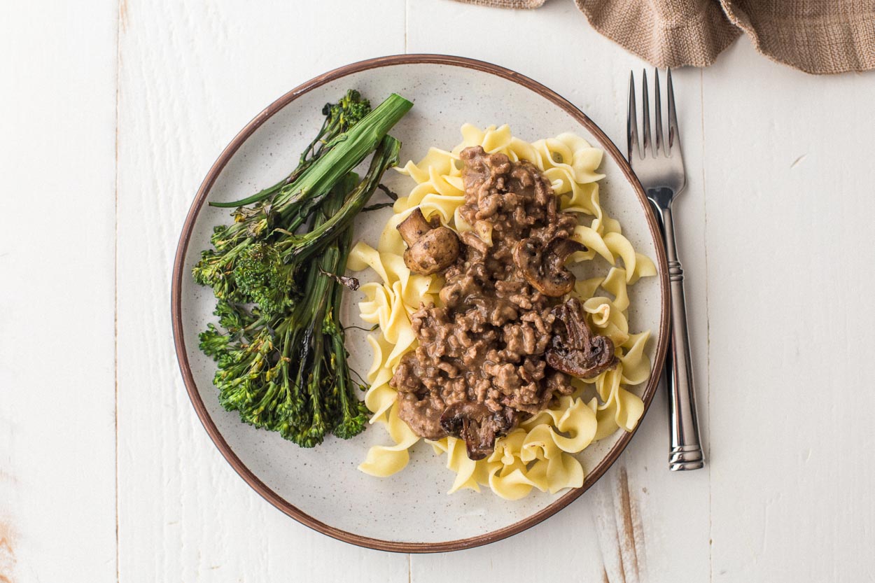 Beef and Mushroom Stroganoff