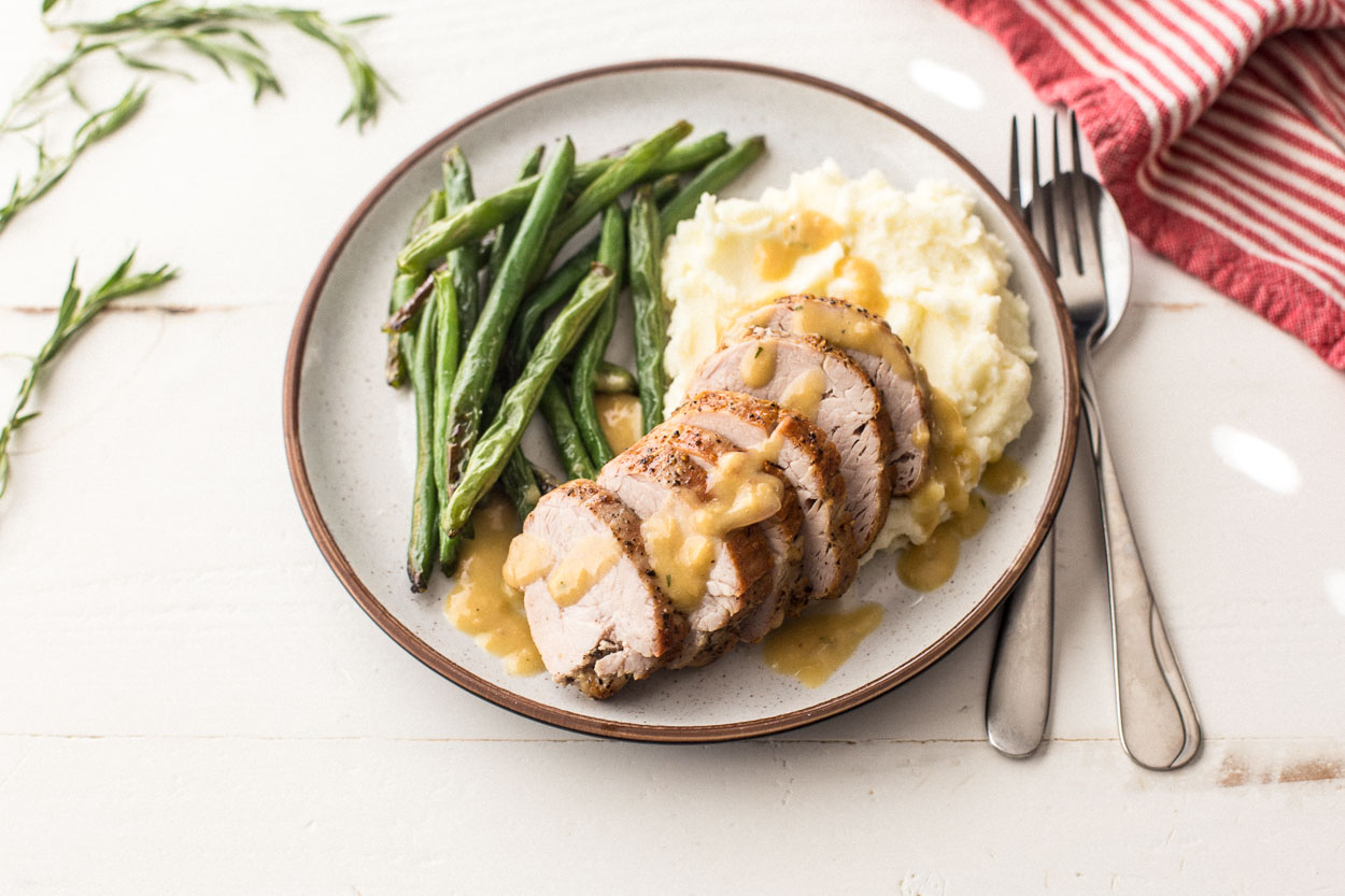 Pork Tenderloin with Tarragon Pan Sauce Cook Smarts