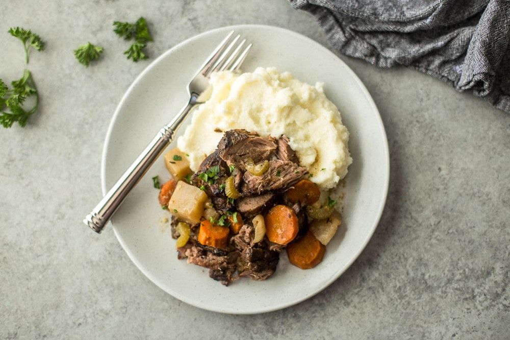 Slow Cooker (or not) Pot Roast with Vegetables