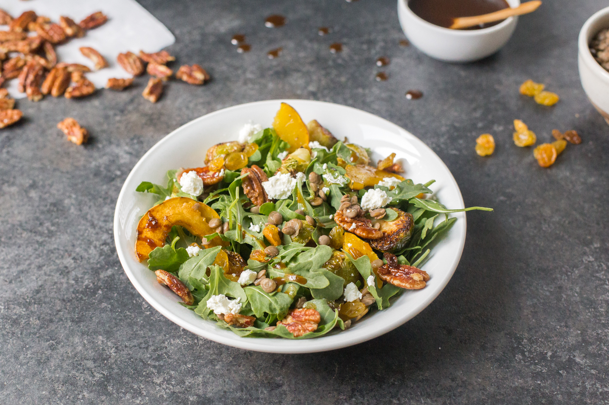 Balsamic Roasted Vegetable Salad