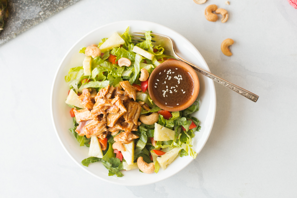 [Leftover] Hawaiian Pulled Pork Salad