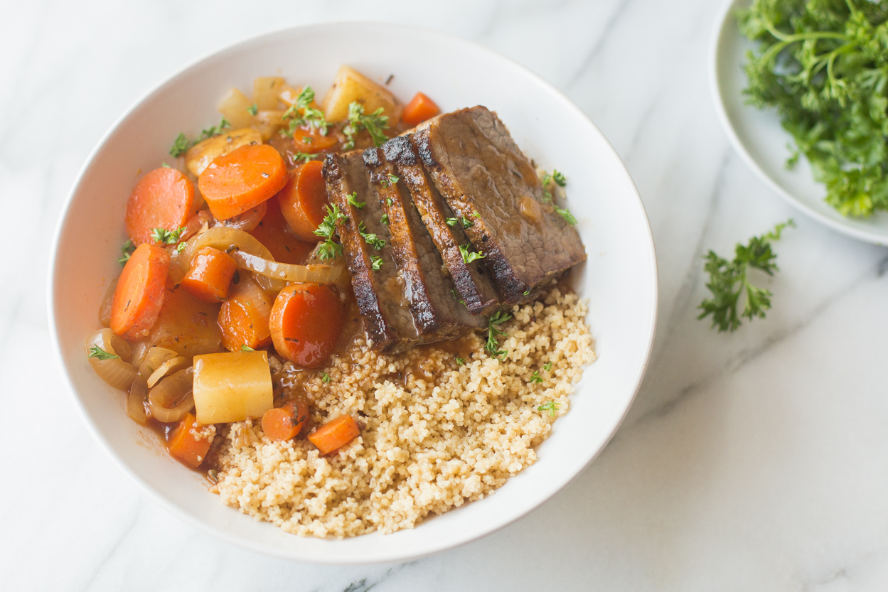 Slow Cooker (or not) Braised Brisket