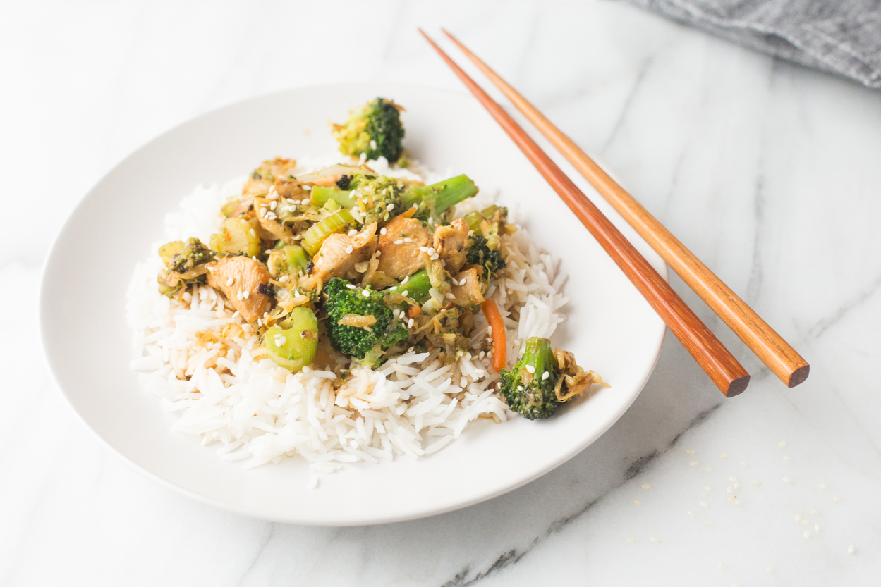 Chicken Yakitori Stir-Fry 
