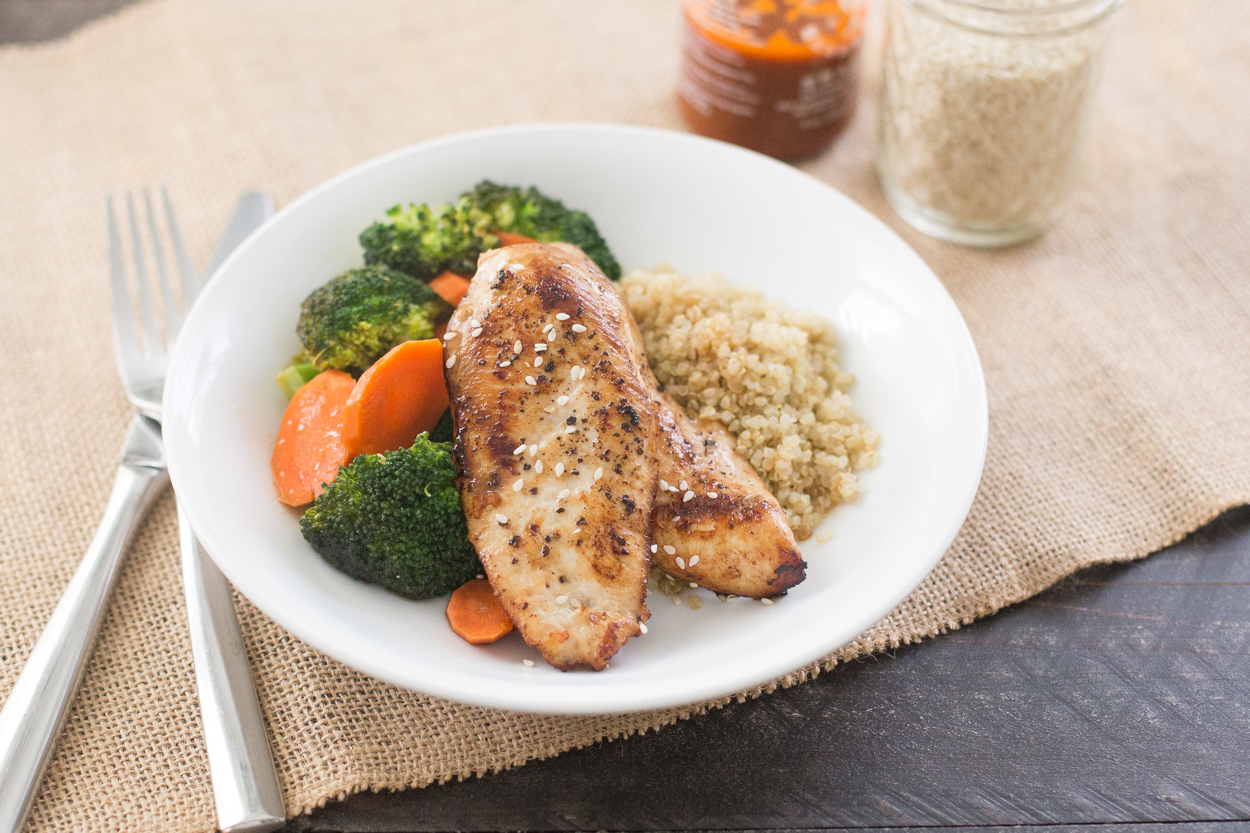 Baked Sesame Soy Chicken Breasts 