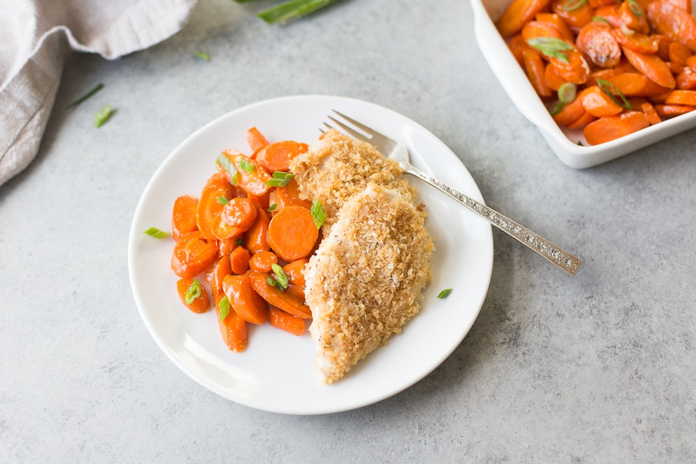 Miso-Maple Crusted Chicken Breasts
