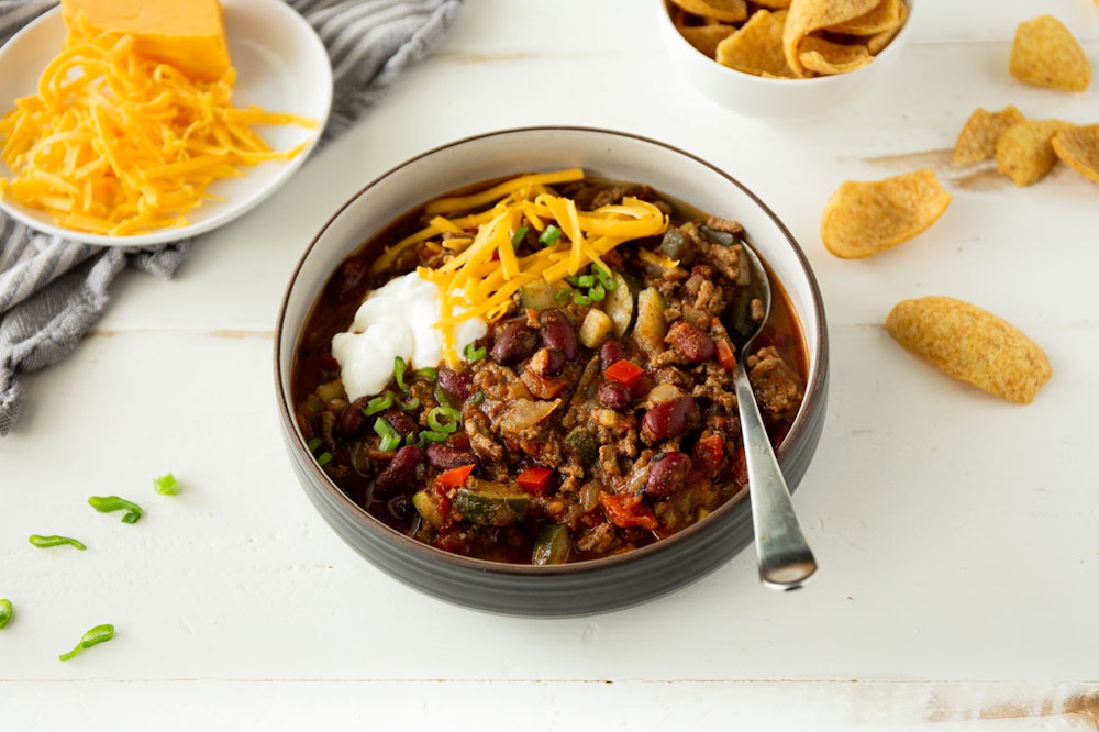 Slow Cooker (or not) Two Bean Chili 