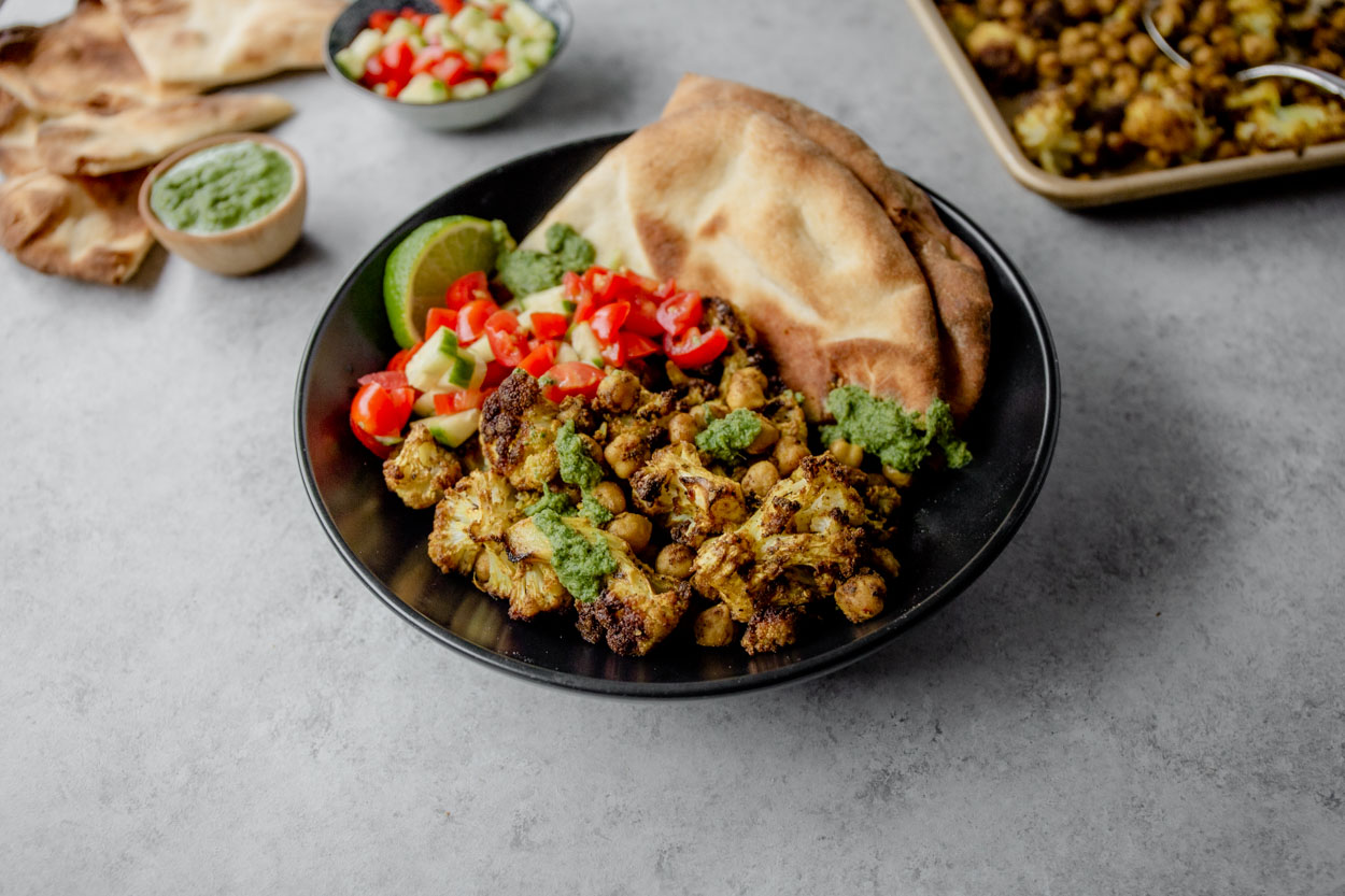 Sheet Pan Delhi Bowl