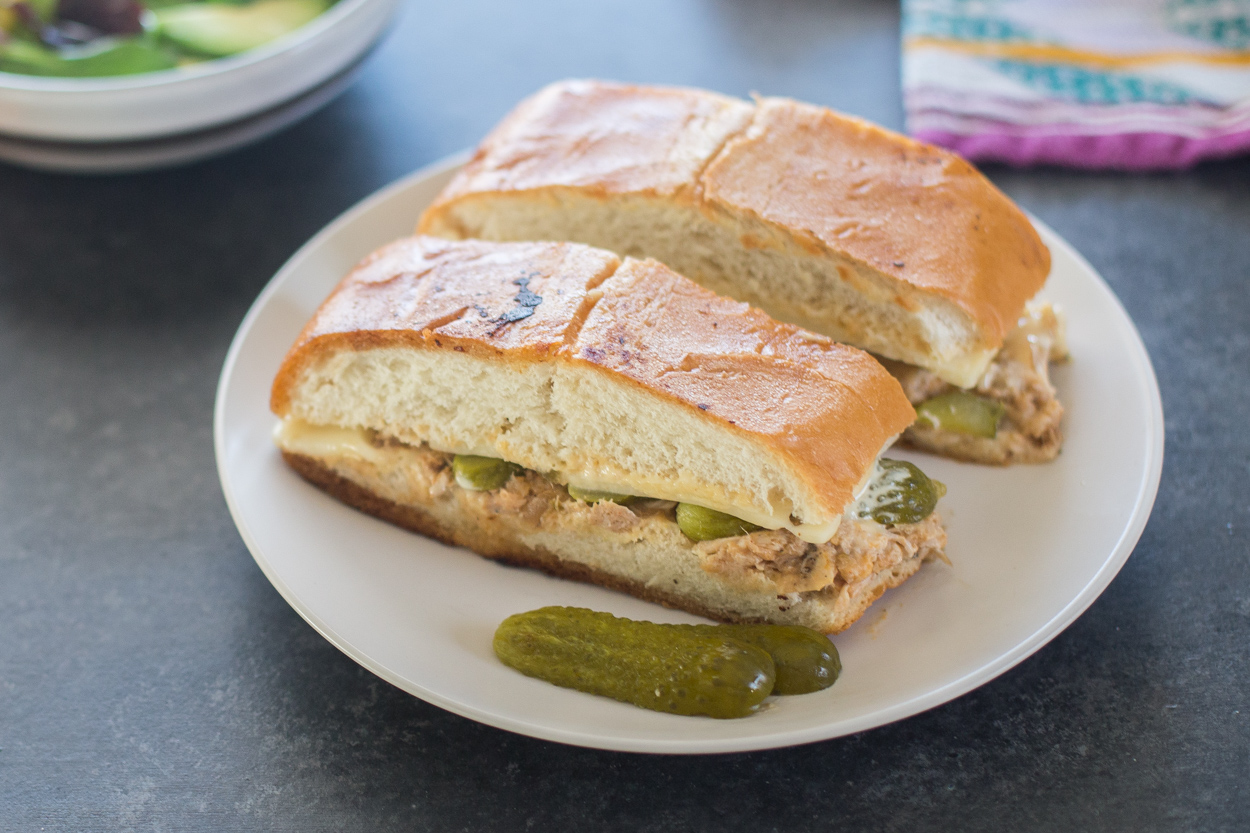 Leftover Mojo Pork Cubanos