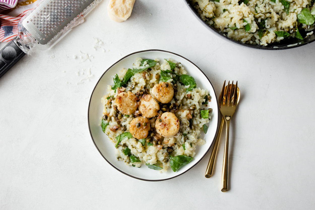 Pan-Seared Scallops with Lemon Butter 