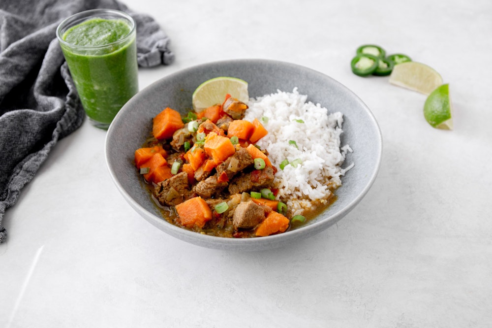 Caribbean Vegetable and Black Bean Curry