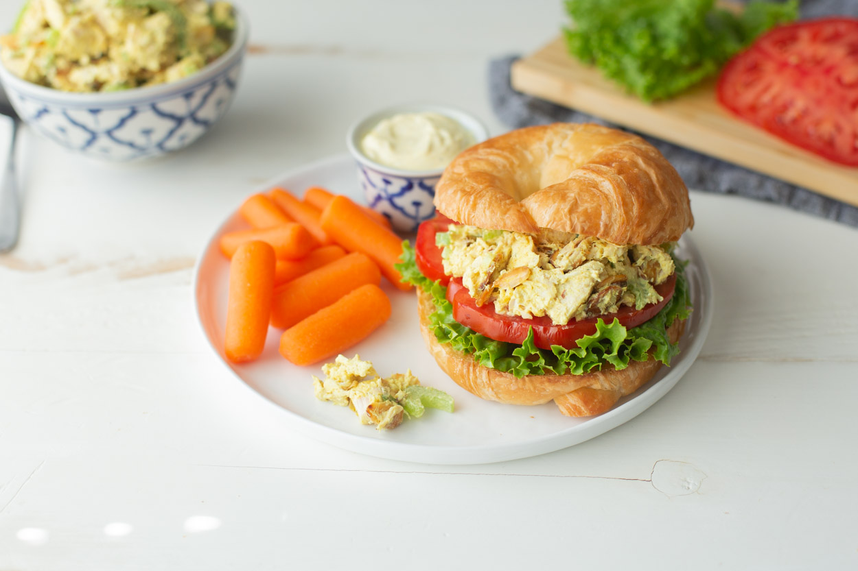Curried Rotisserie Chicken Salad Sandwich