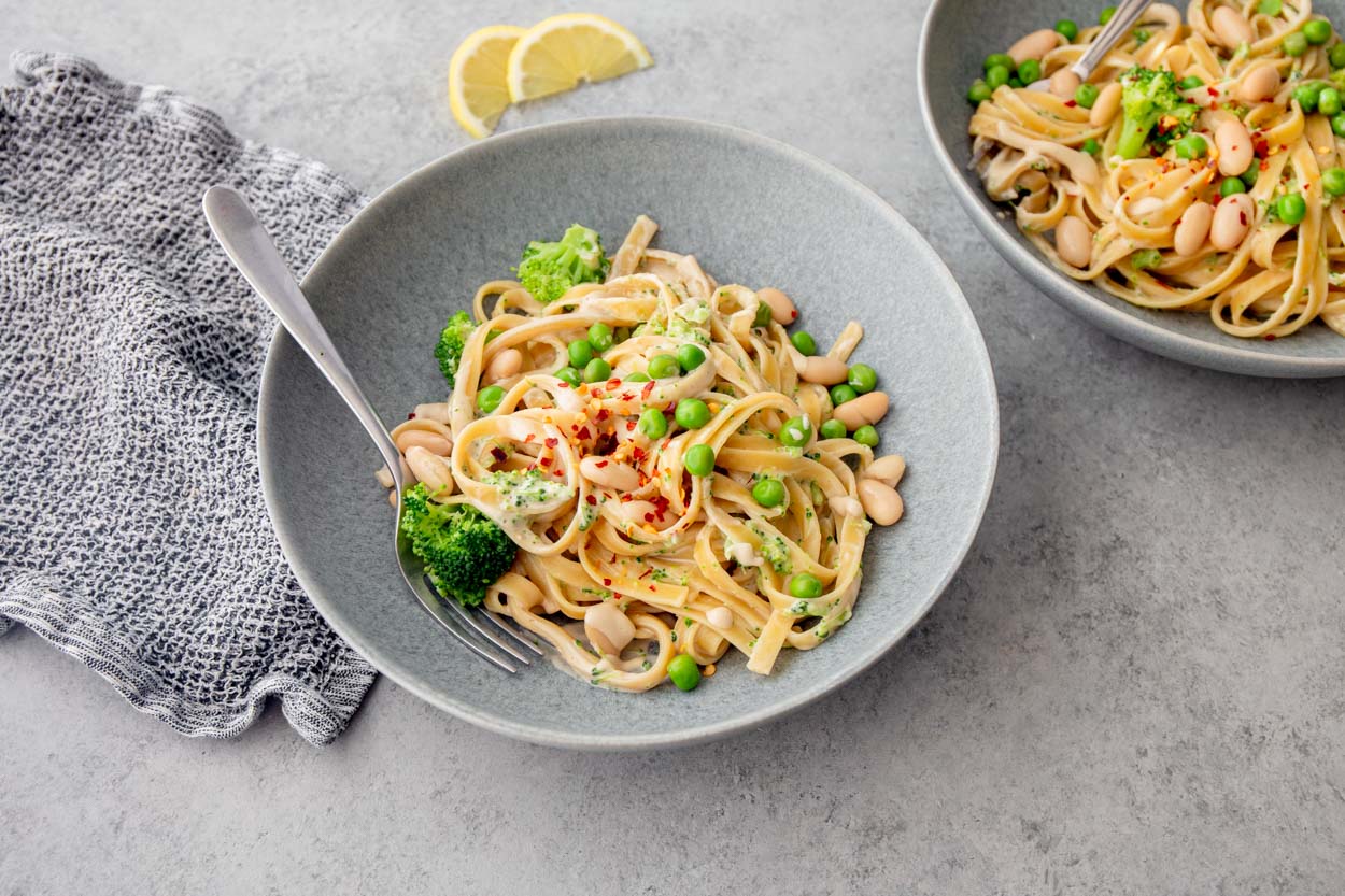 Vegan Fettuccine Alfredo