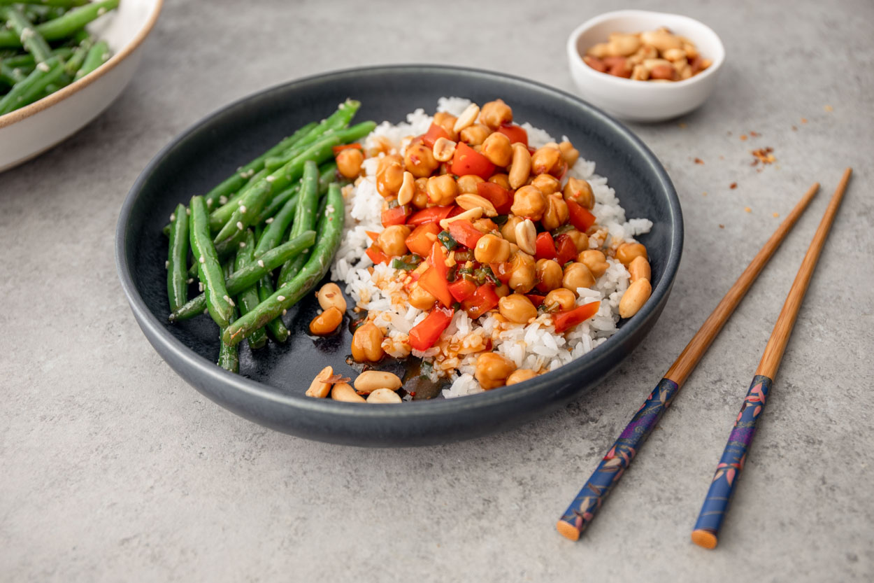 Kung Pao Chickpeas