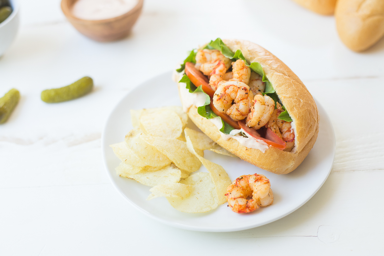 Cajun Shrimp Po' Boy