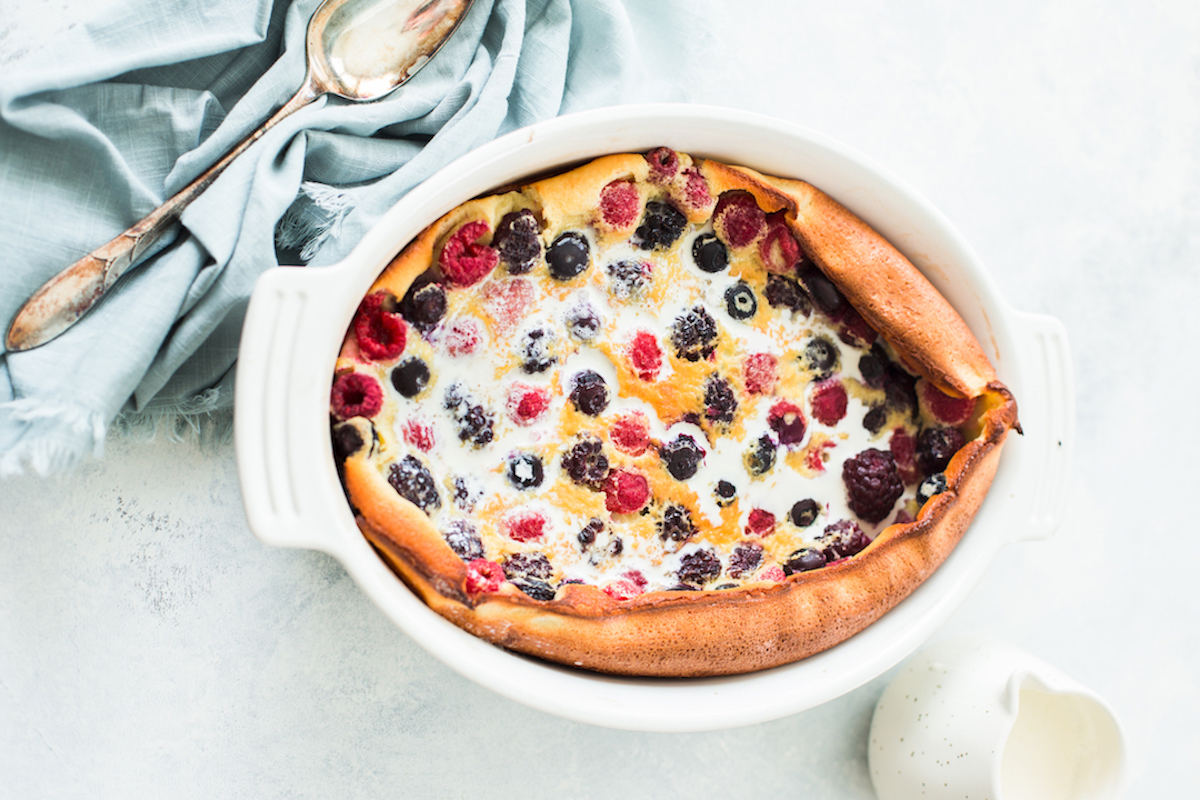 Mixed Berry Clafoutis
