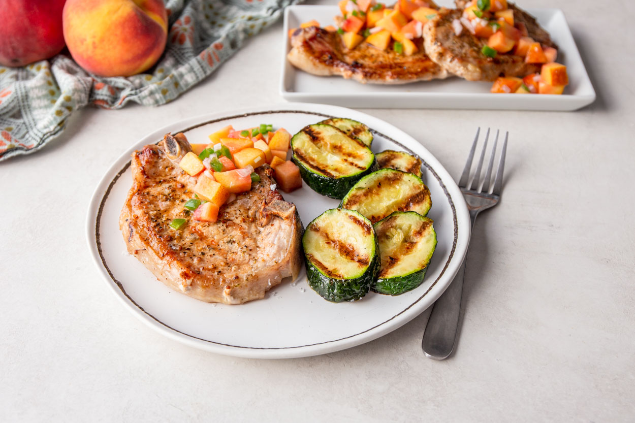 Grilled (or not) Pork Chops with Balsamic Butter