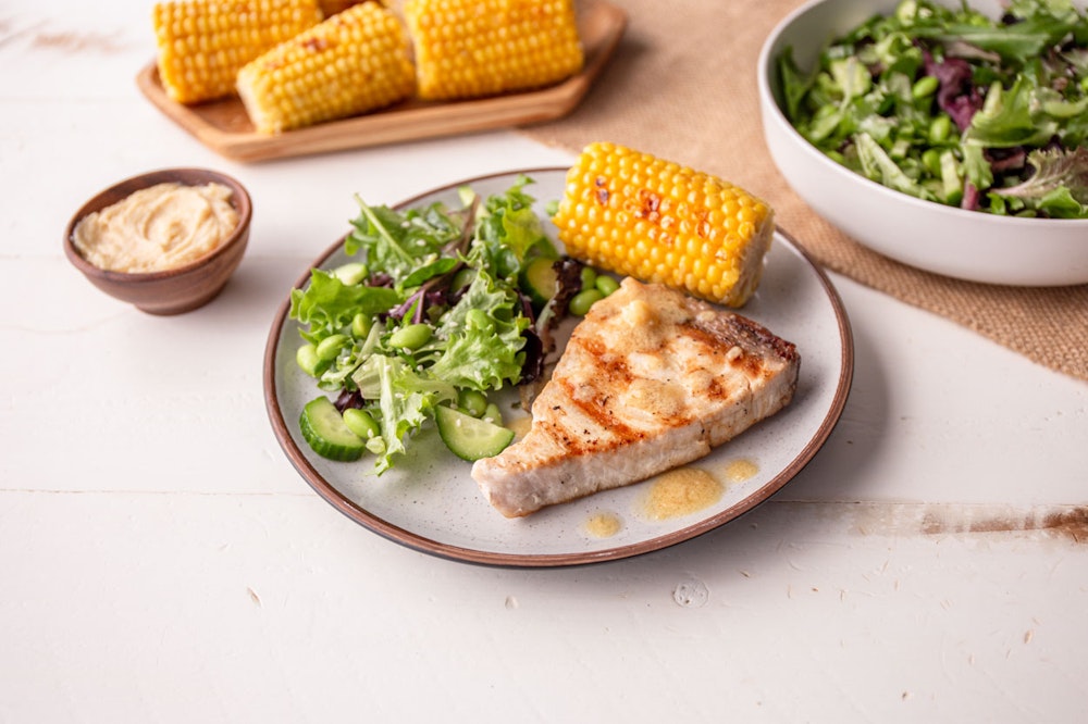 Grilled (or not) Tofu with Miso Butter