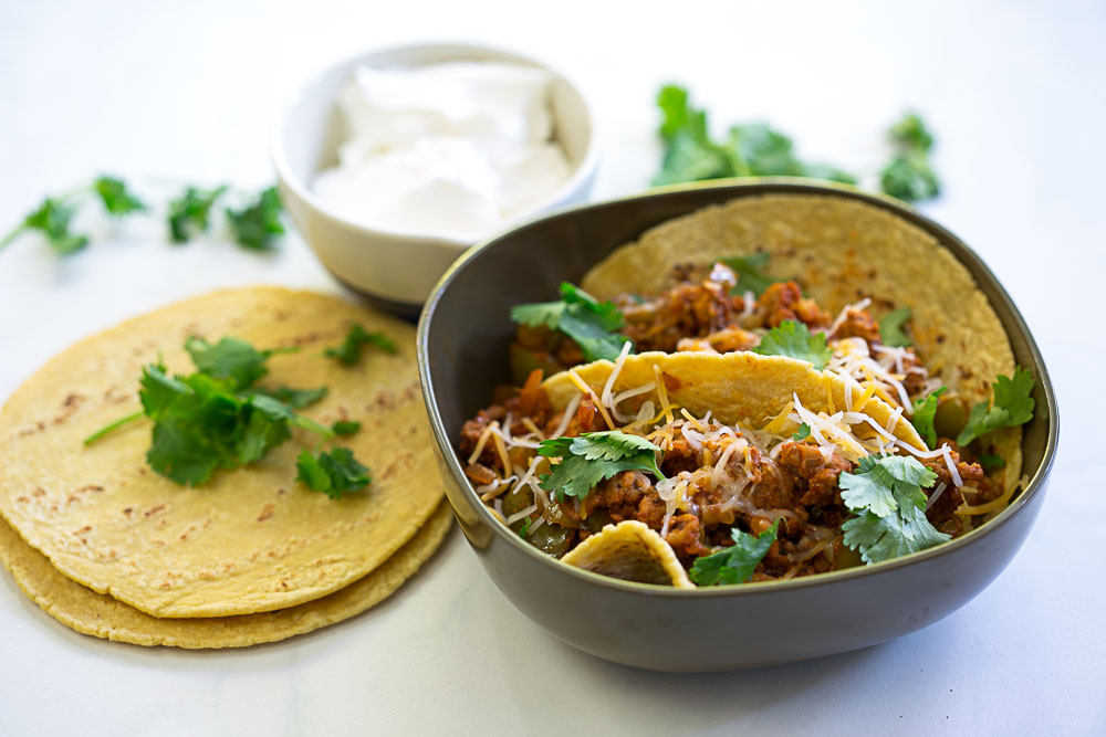 Repurposed Turkey Bolognese Tacos