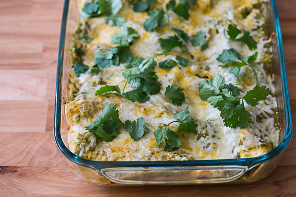 Rotisserie Chicken Enchiladas