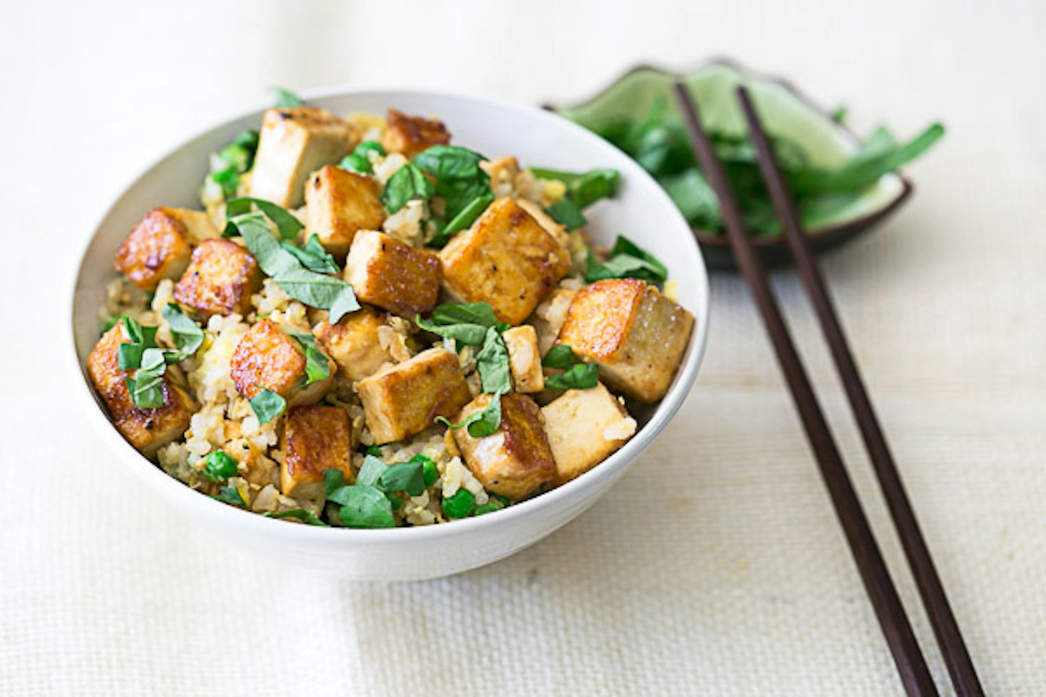 Tofu Basil Fried Rice Cook Smarts