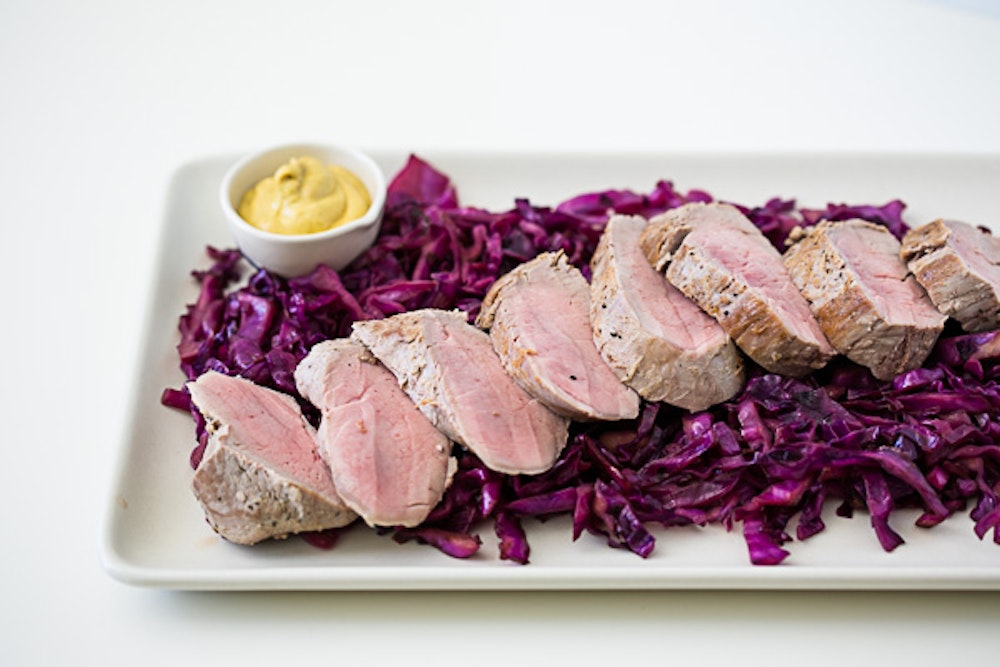 Wine Braised Pork Tenderloin 