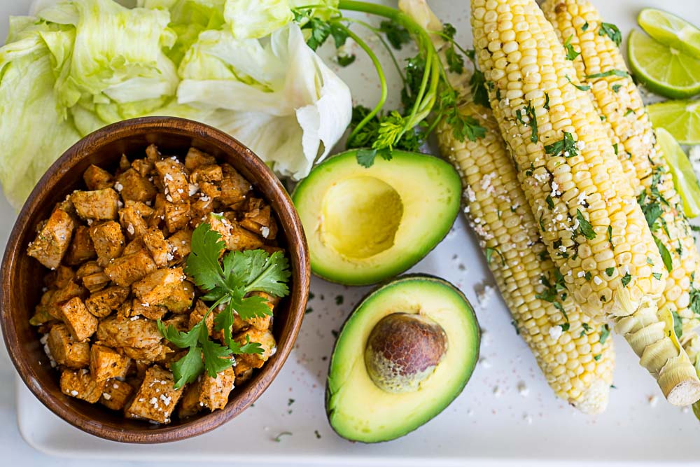 Repurposed Chicken Breast Lettuce Cups