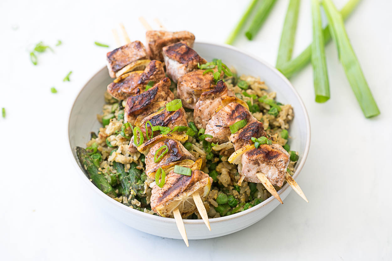 Five Spice Salmon Kebabs Cook Smarts