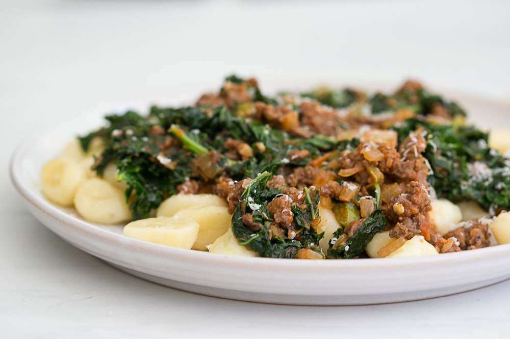 Gnocchi with Kale and "Sausage"