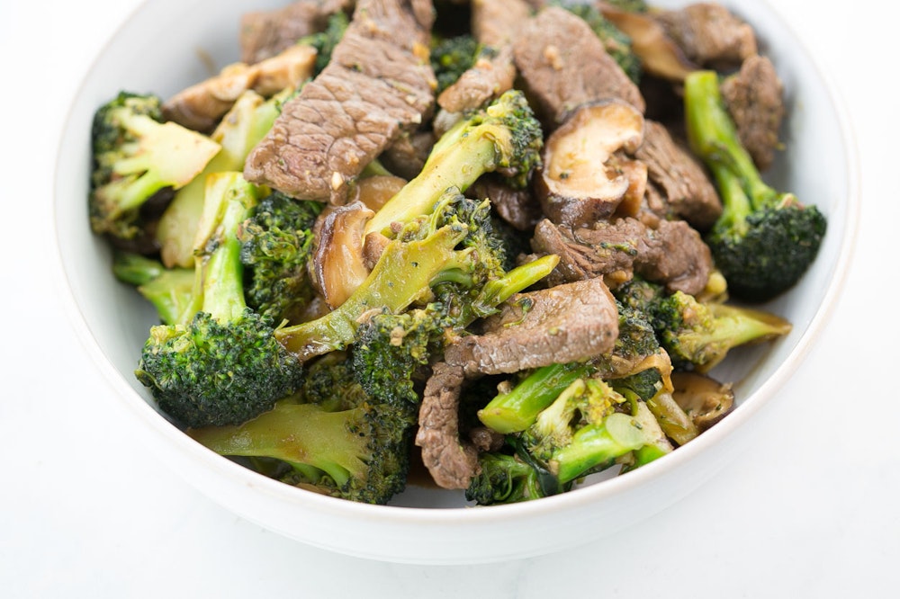 Beef, Mushroom, and Broccoli Stir-Fry		