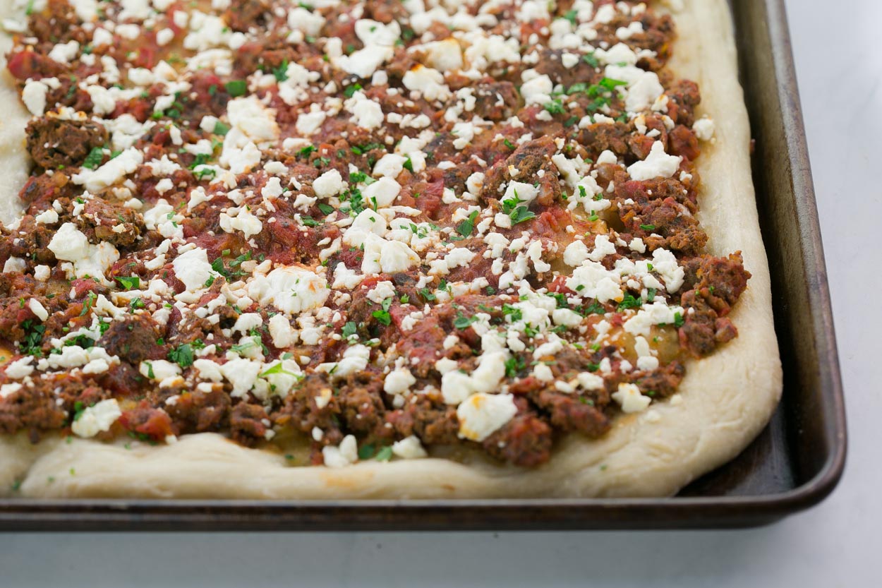 Turkish Pizza with Feta		