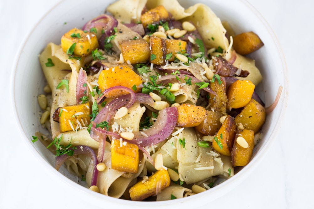 Roasted Butternut Squash Pappardelle		