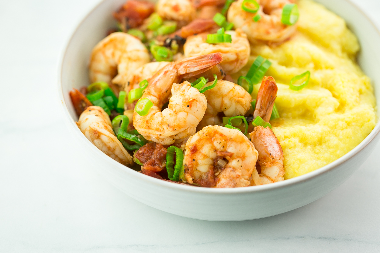 Shrimp and Grits (or Polenta)		