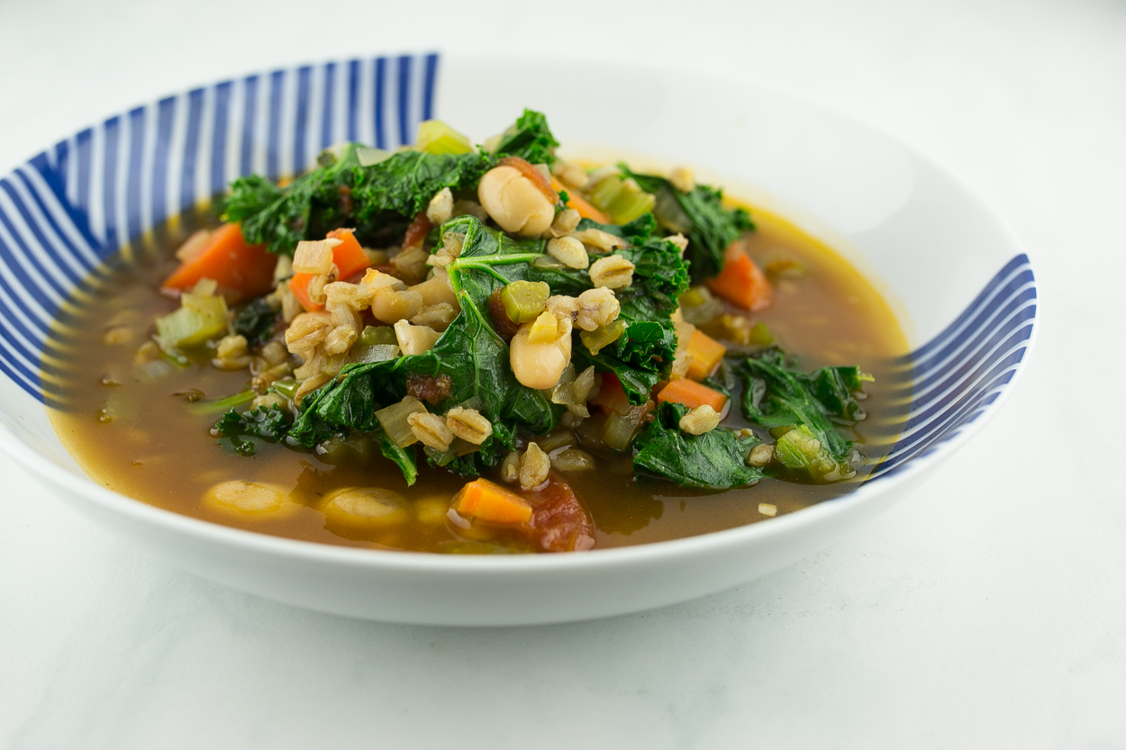 Kale and Farro Soup		