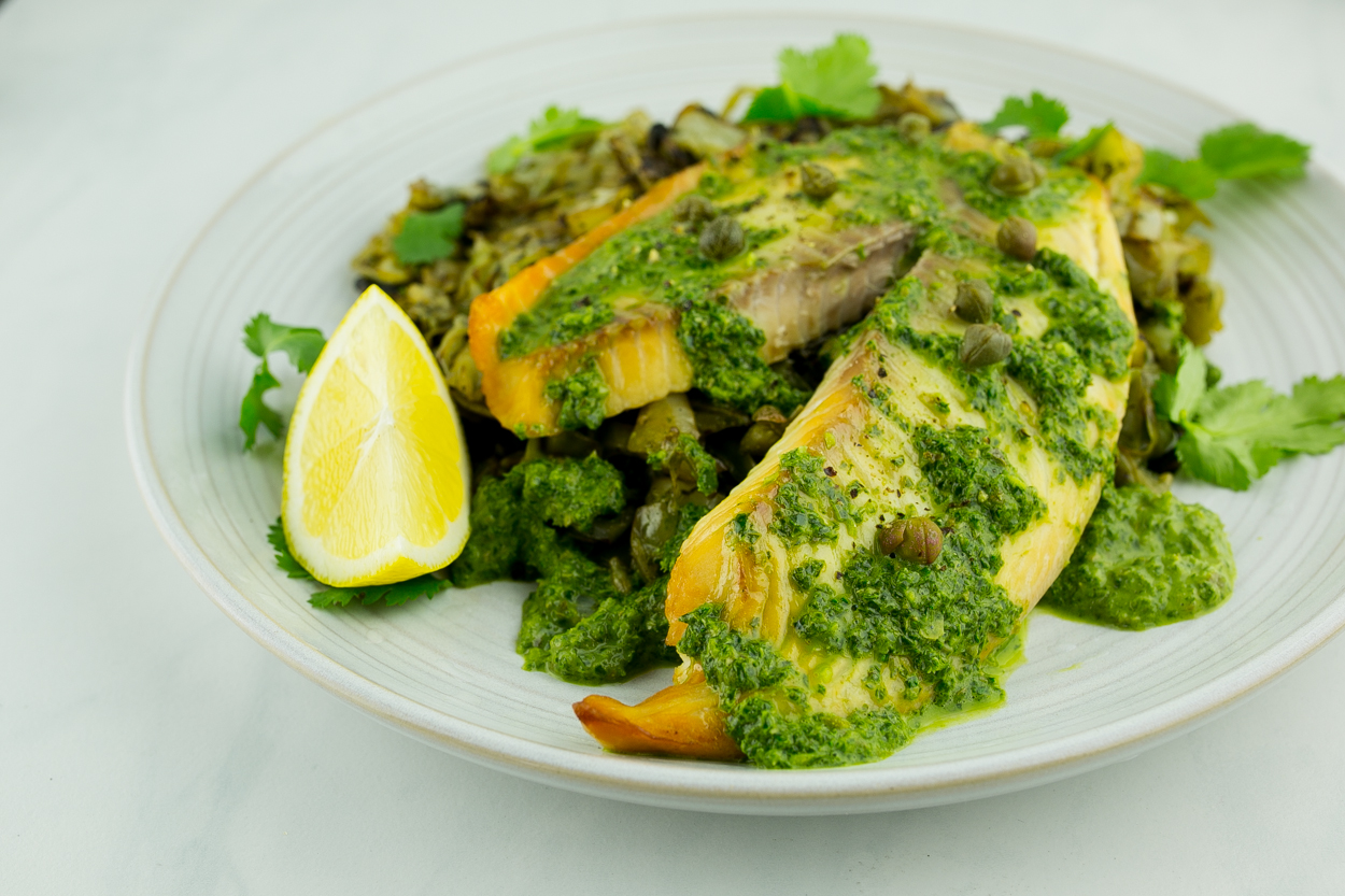 Baked Tilapia and Sauteed Cabbage