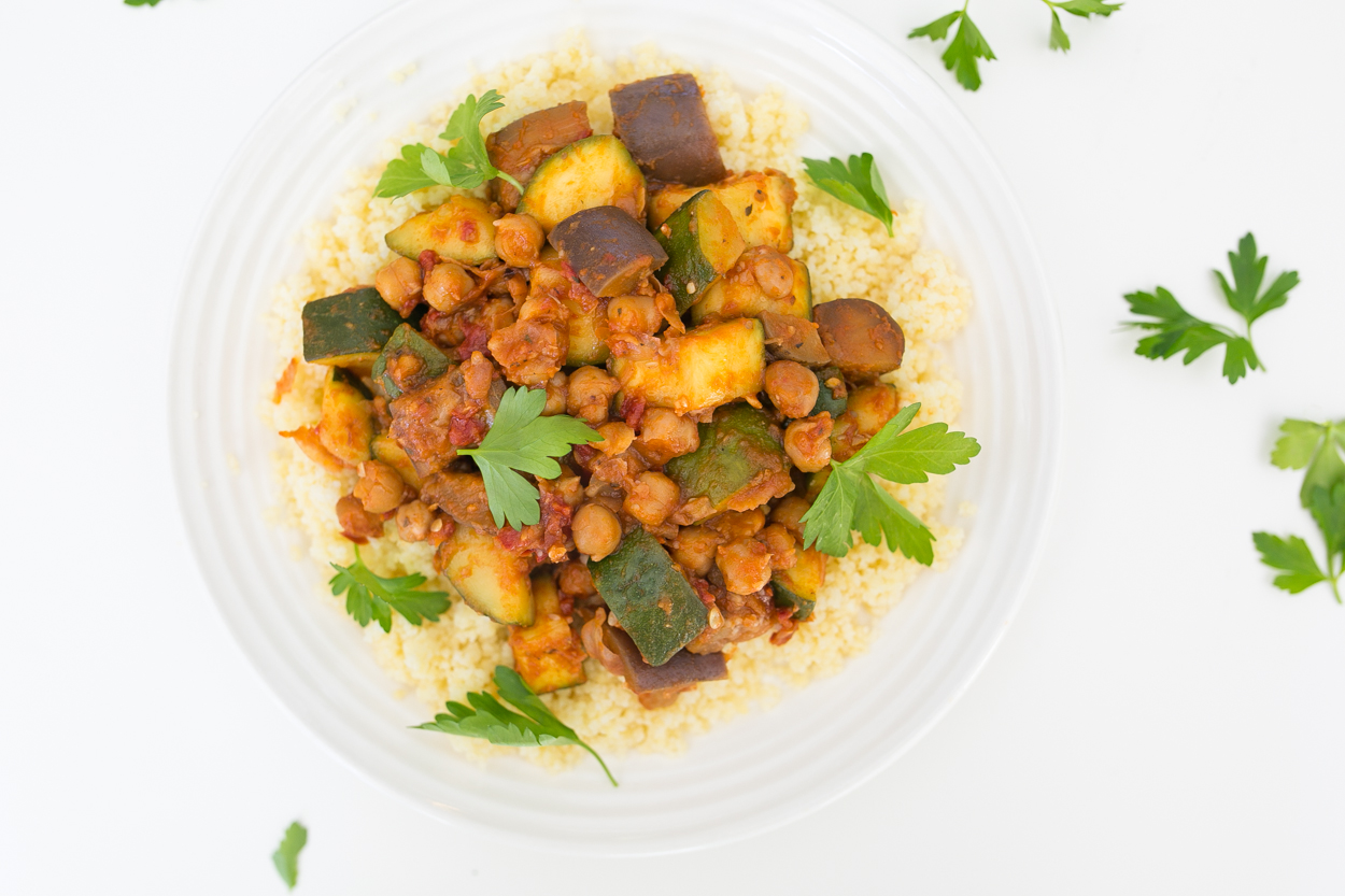 Eggplant and Zucchini Saute