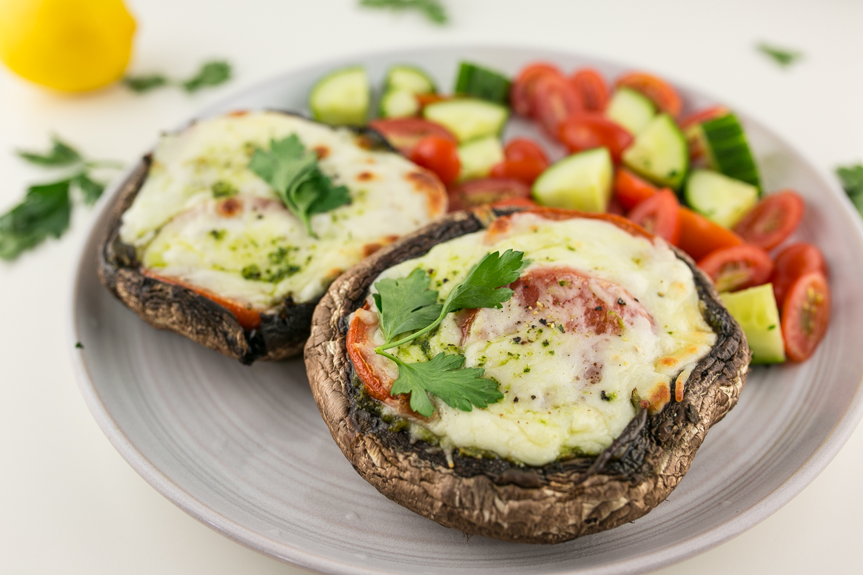 Portobello Pesto Pizzas