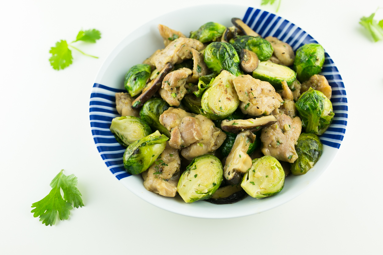 Caramel Chicken Brussels Sprouts StirFry Cook Smarts