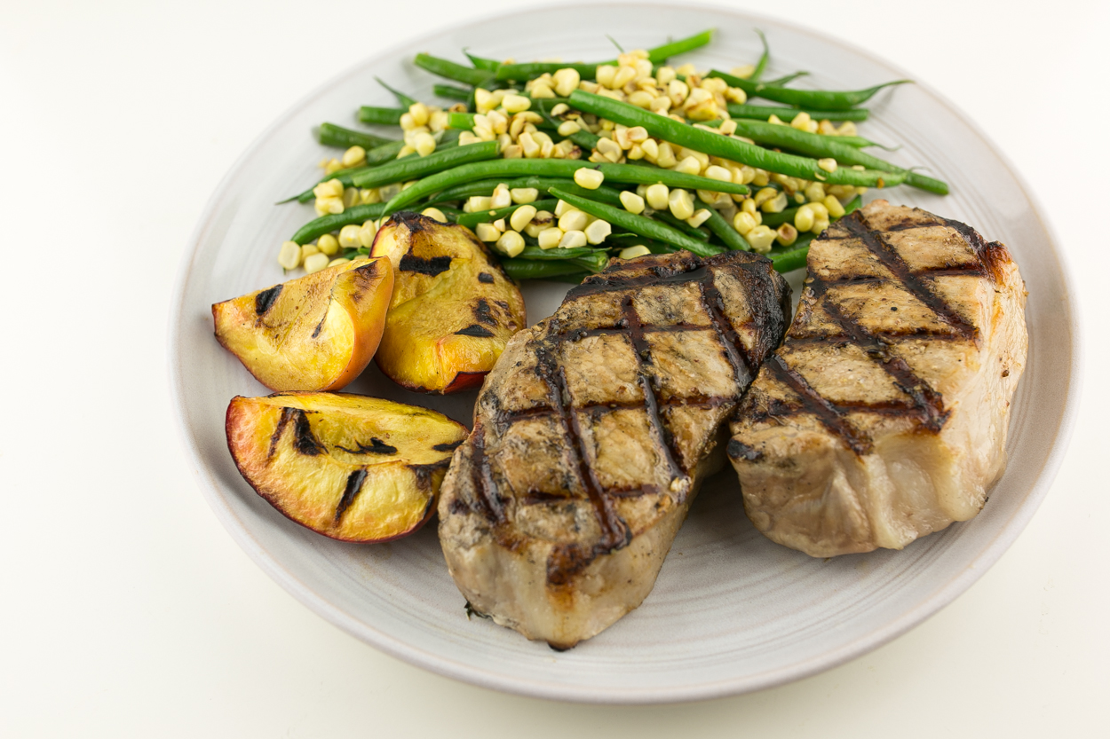 Grilled Balsamic Pork Chops