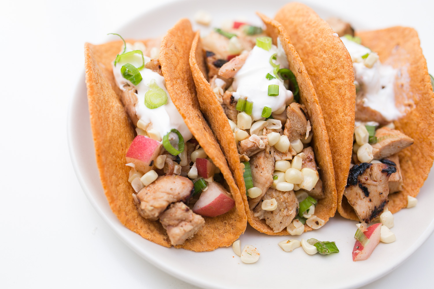 Honey-Mustard Chicken Tacos