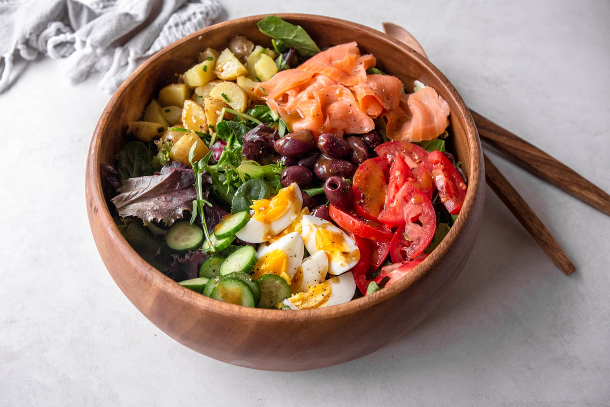Smoked Salmon Nicoise Salad