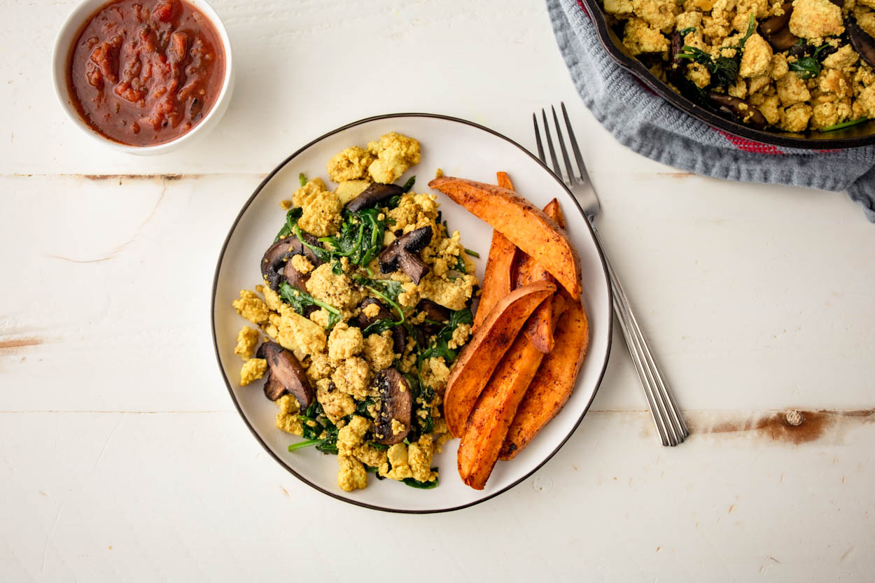 Tofu Scramble with Mushrooms Cook Smarts