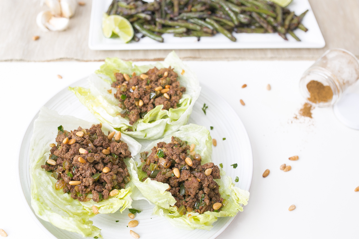 Cumin Lamb Lettuce Cups