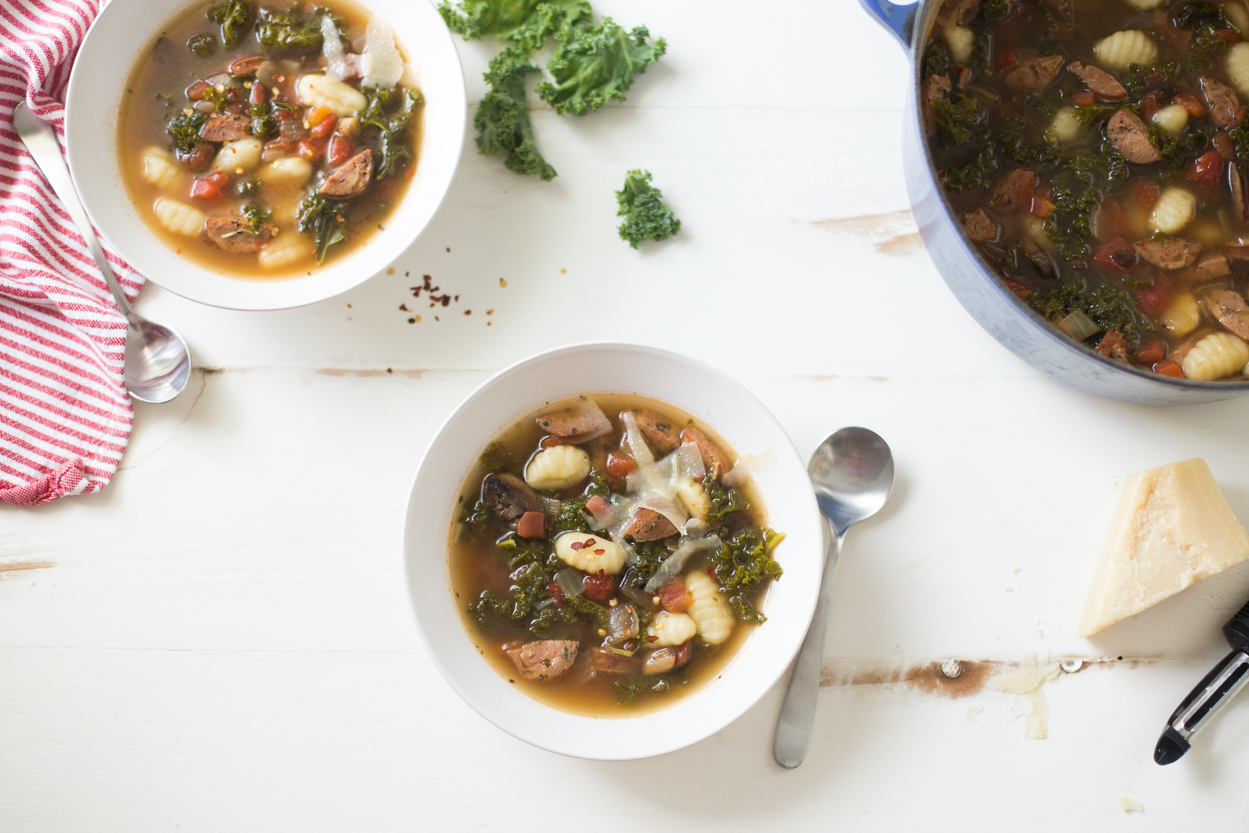 Sausage and Gnocchi Soup