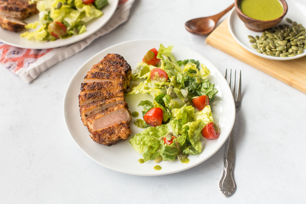 Spice-Rubbed Pork Chop 