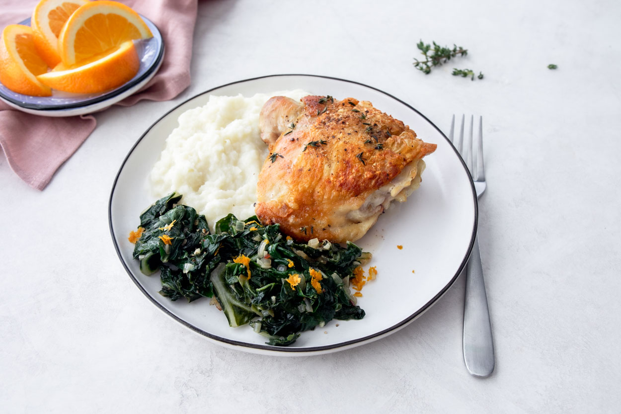 Oven Roasted Chicken Thighs