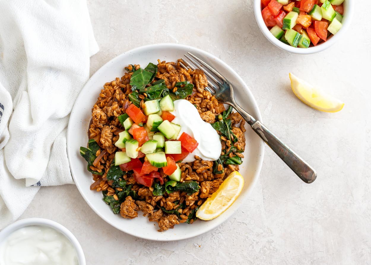 Berbere Ground Turkey Saute