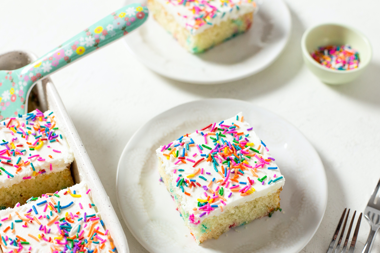 Confetti Snack Cake